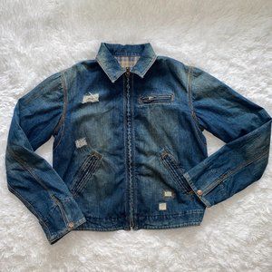 Vintage Denim Workwear Jacket